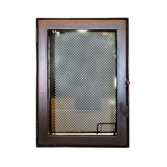 Дверца каминная 9062, со стеклом